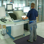 ServiceMat Black - Ergonomic Rubber Mat with Moulded Edges