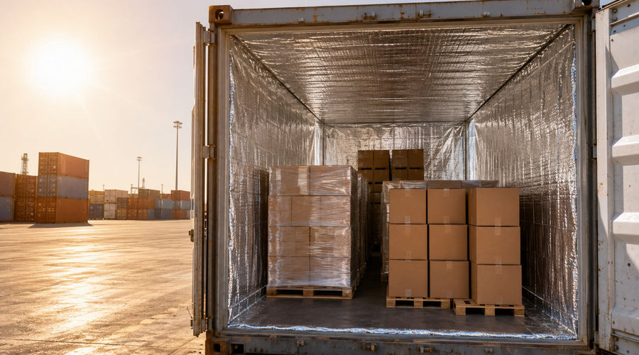 How foil container liners protect cargo during European heatwaves