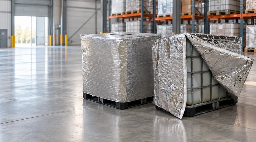 IBC covers explained: how to protect IBC contents from frost, heat and UV damage