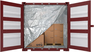 Protect sensitive goods with foil covers and liners