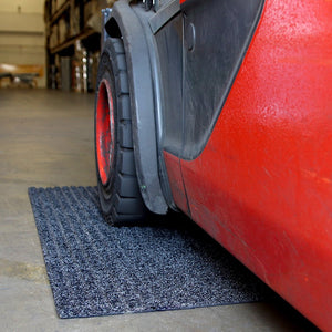 ForkliftMat - Reduce Dirt and Water Tracking In From Forklift Wheels