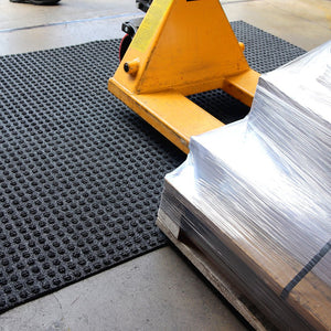 ForkliftMat - Reduce Dirt and Water Tracking In From Forklift Wheels