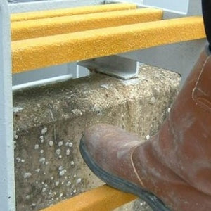 GRP Ladder Rung Covers - Improve Traction on Slippery Rungs