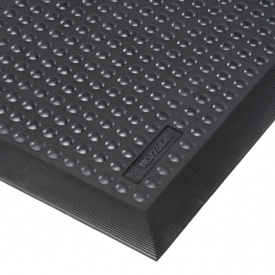 ServiceMat Black - Ergonomic Rubber Mat with Moulded Edges