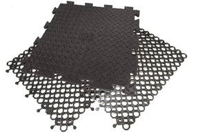 Lanmat CheckMat Grid - heavy duty open grid PVC tiles