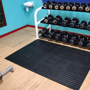 Lanmat WeightMat - robust rubber mat for superior floor protection